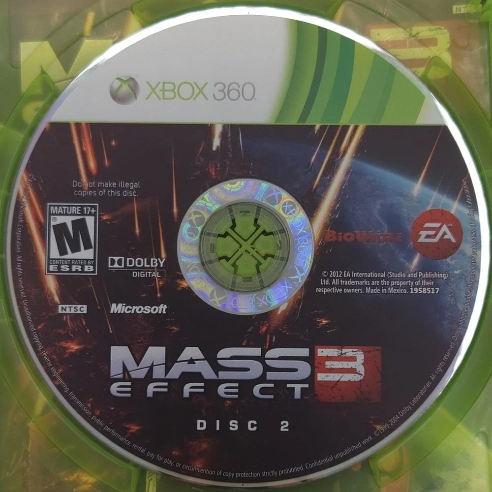 Mass Effect 3 - Xbox 360 - CIB w/ Inserts - 2-Disc - Tested
